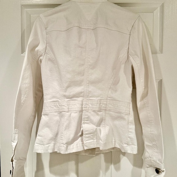 Tommy Hilfiger white denim jacket S/P - Picture 7 of 7